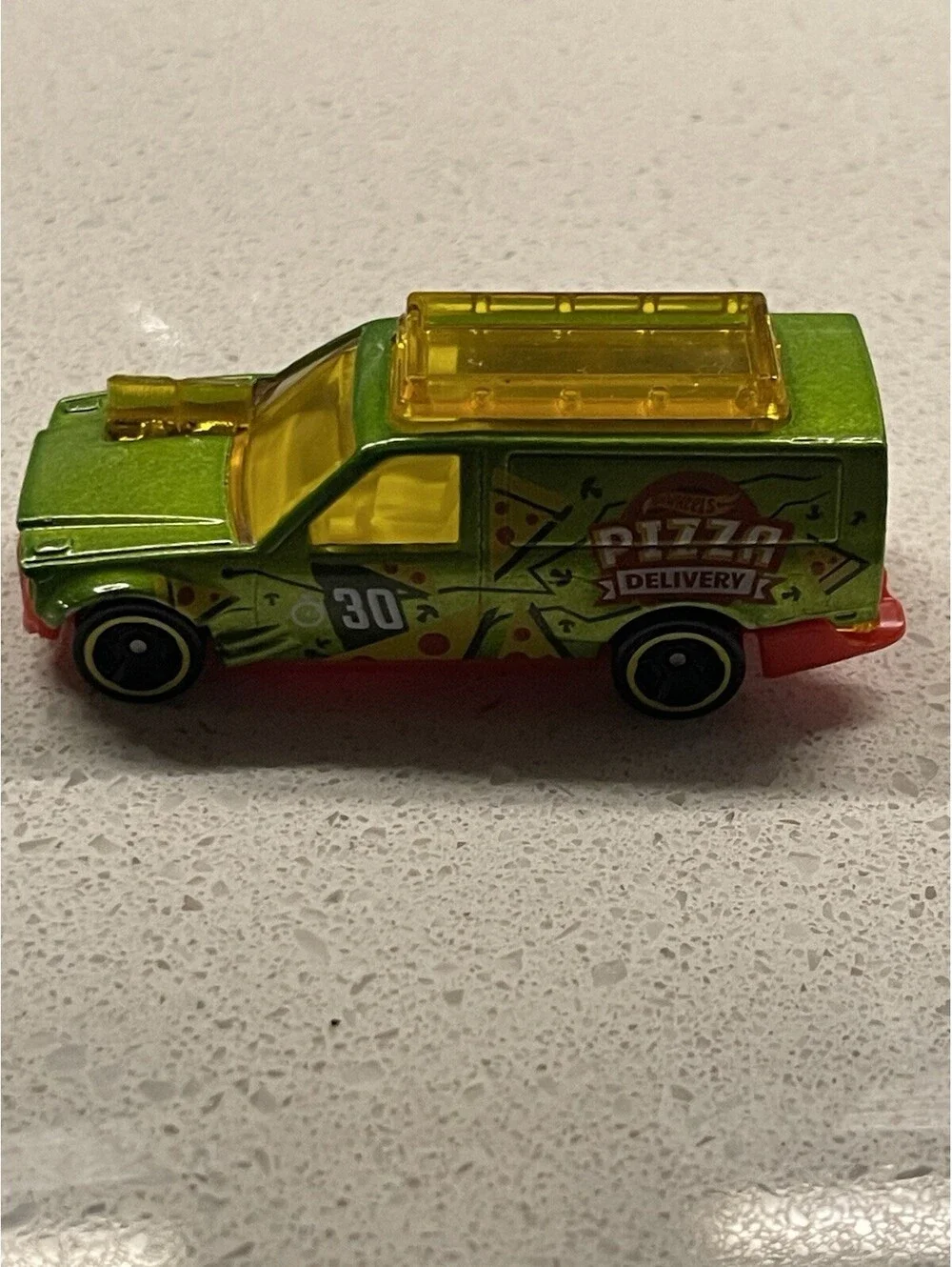 2017 HW CITY Exclusive TIME SHIFTER #30 green/red PIZZA DELIVER LOOSE Hot Wheels